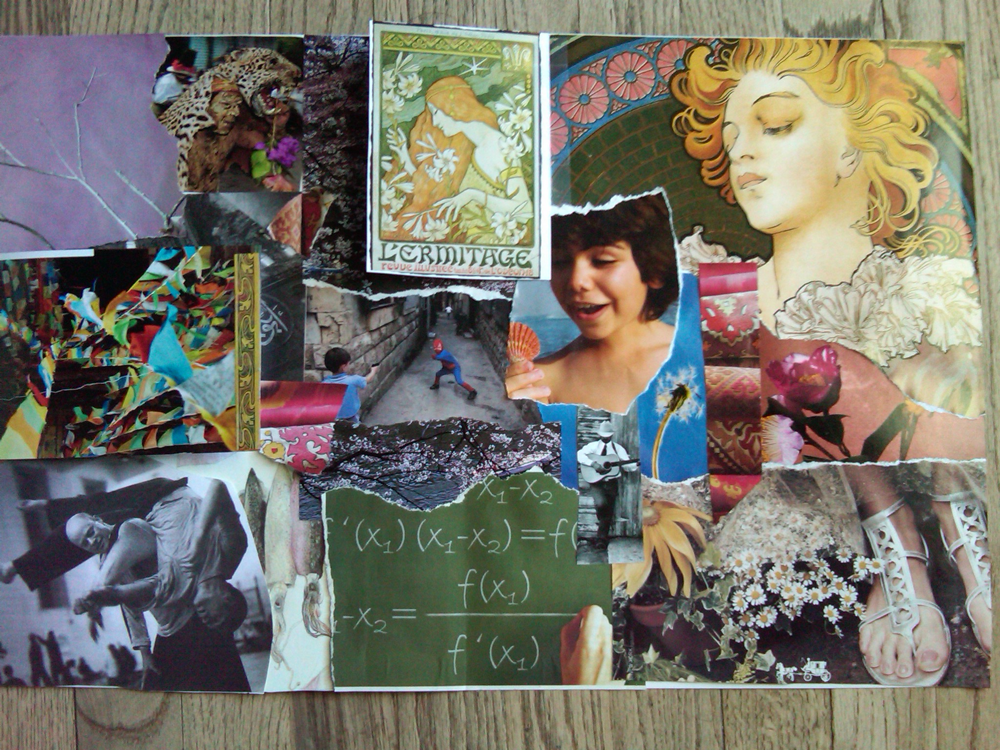 lessons from a collage: mixing your media